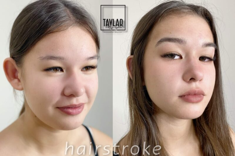 Biểu hiện bình thường của chân mày điêu khắc sau 1 tuần