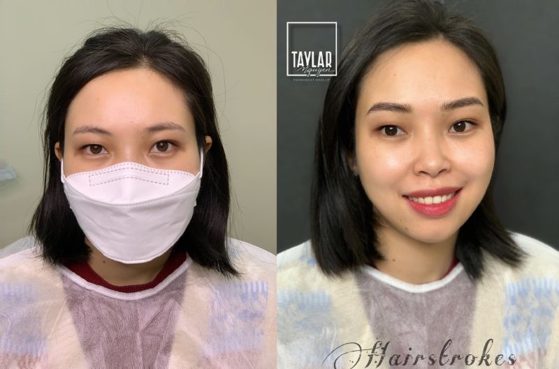 Điêu Khắc Chân Mày Hairstroke Giữ Màu được Bao Lâu