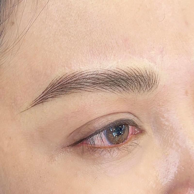 Bí quyết giúp lông mày sau điêu khắc lên màu đẹp