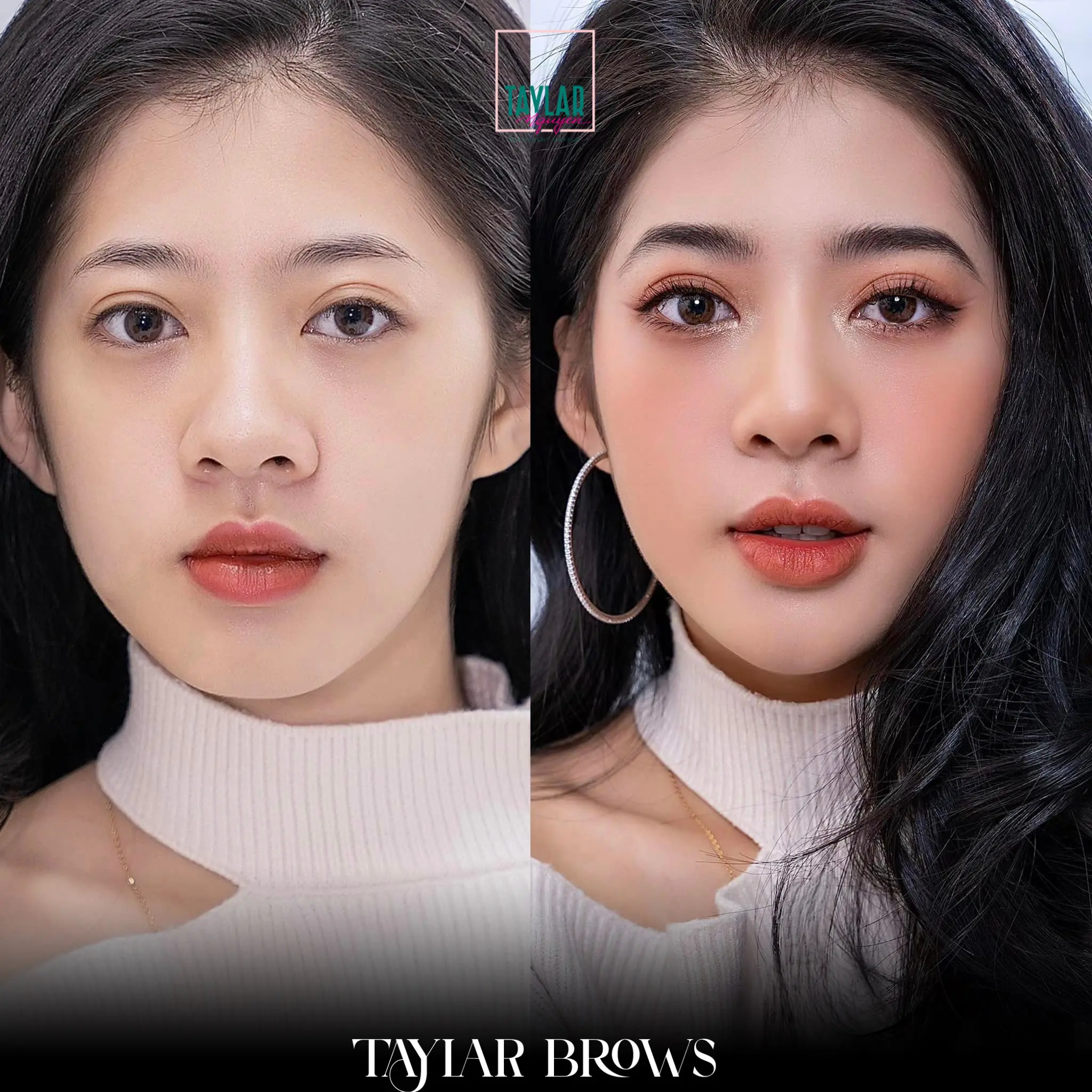 Taylar Nguyen Beauty & Academy một địa chỉ điêu khắc lông mày đẹp ở Hà Nội được khách hàng đánh giá cao