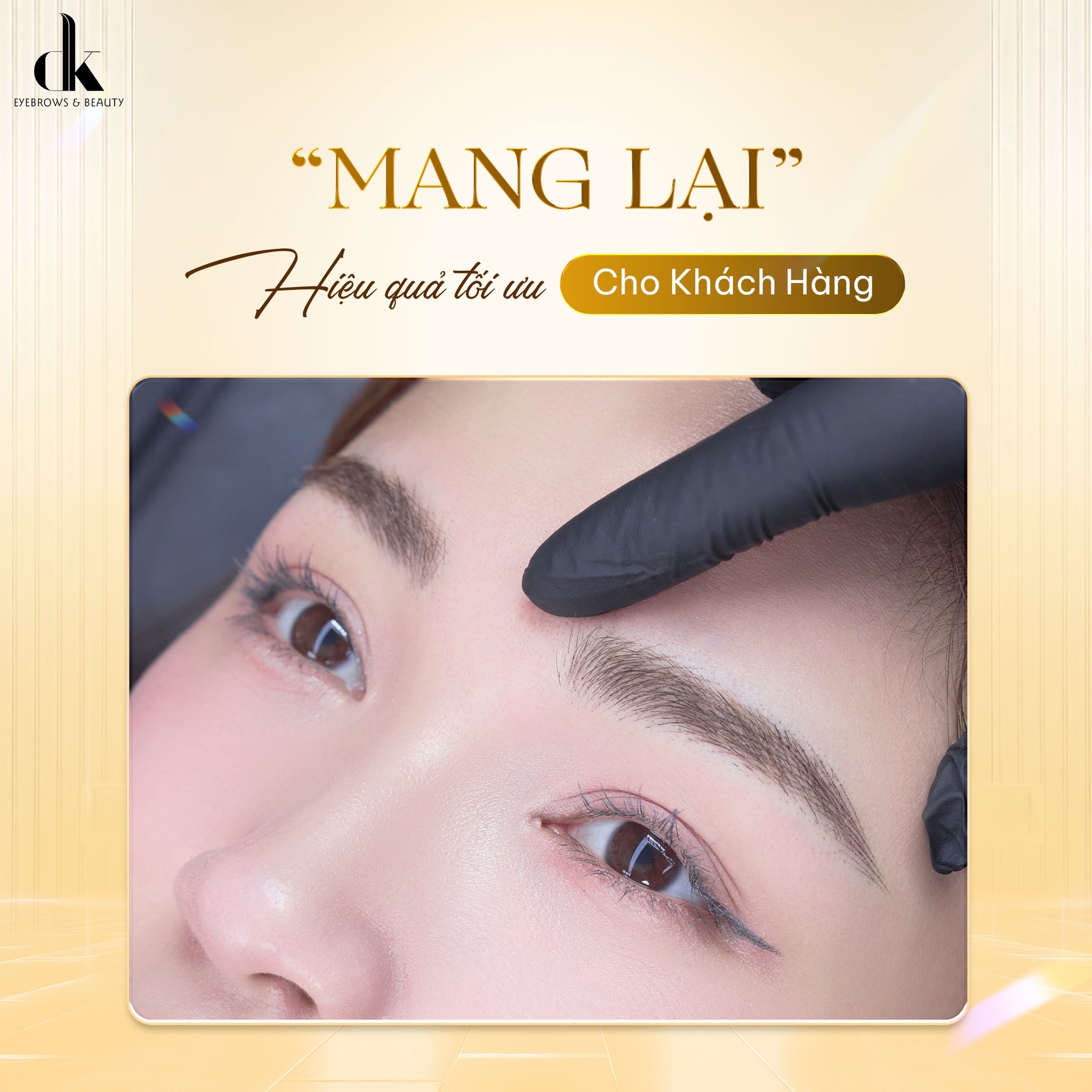 DK Eyebrows & Beauty được biết đến là địa chỉ điêu khắc chân mày đẹp