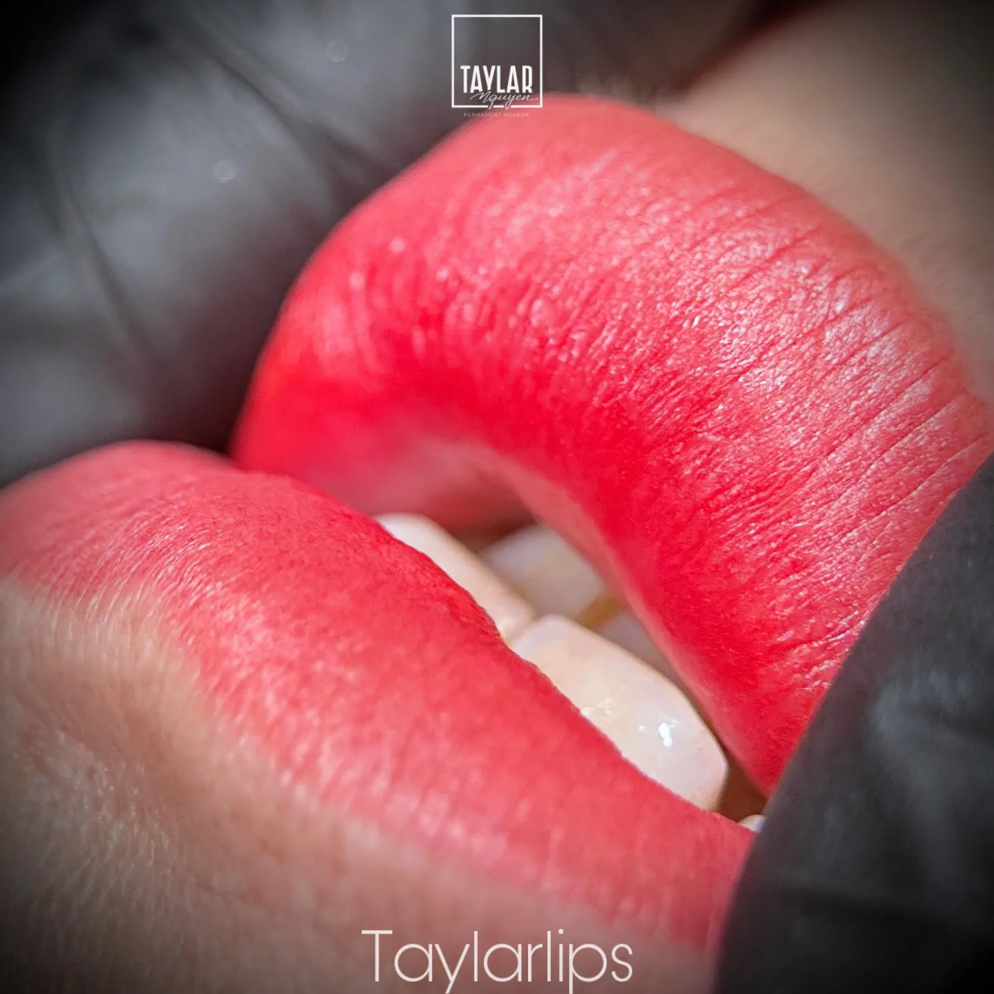 Phun xăm môi màu đỏ hồng tại Taylar Nguyen giúp bạn sở hữu đôi môi như ý muốn