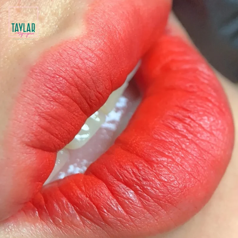 Phun môi đỏ Ruby giữ được 3 - 5 năm