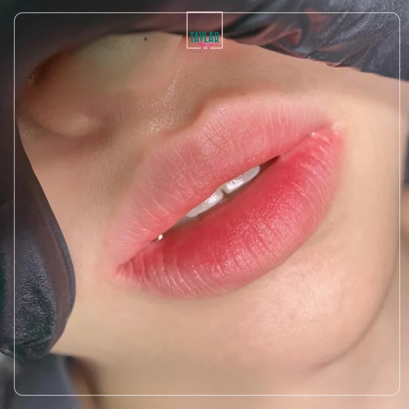 Phun màu môi tự nhiên tone hồng nude