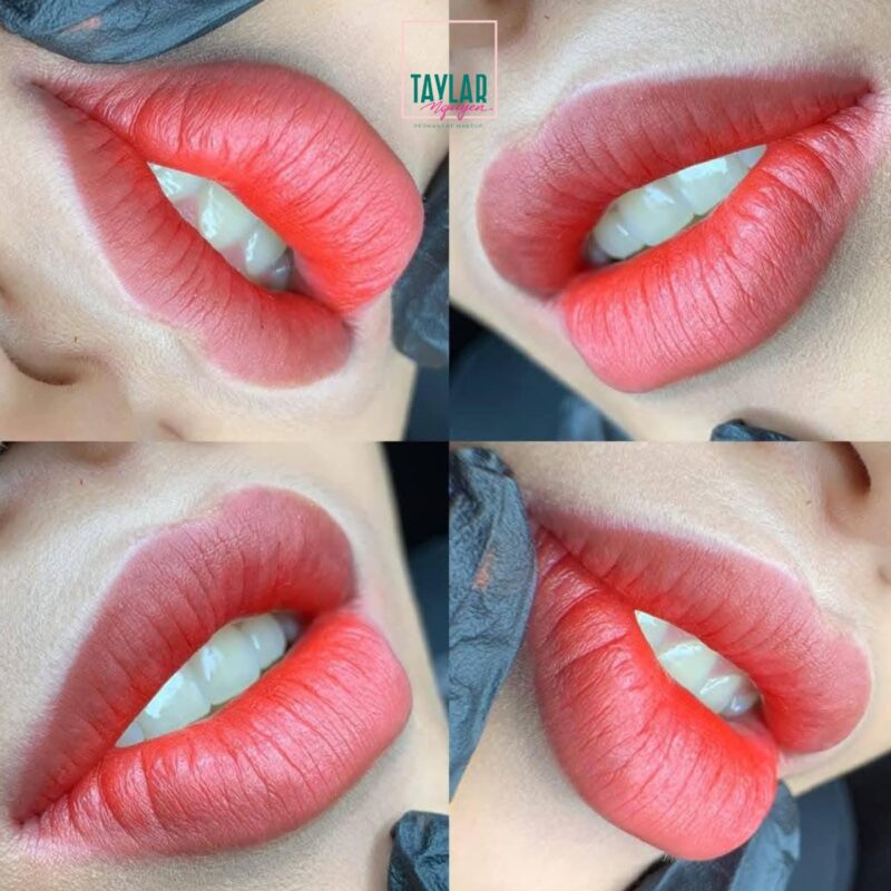 Phun môi collagen bao lâu thì lên màu?