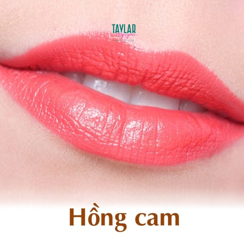 Nhược điểm của xăm môi màu hồng cam